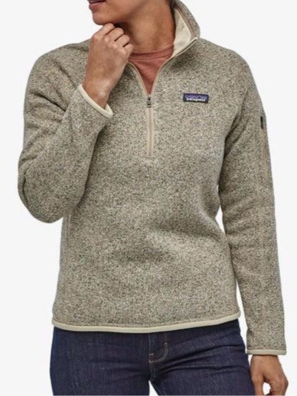 🏔️ Patagonia Better Sweater 1/4 Zip Fleece Pullover Pelican Gray M